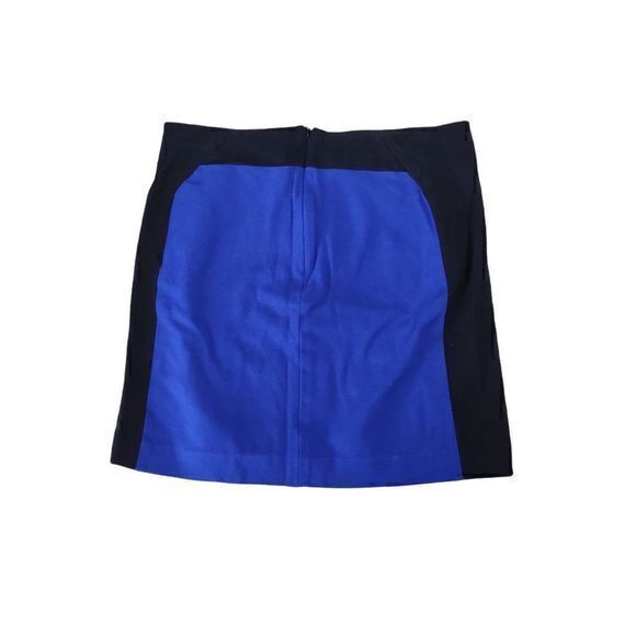 Ann Taylor Blue and Black Stretchy Skirt Size 2 - Picture 2 of 7